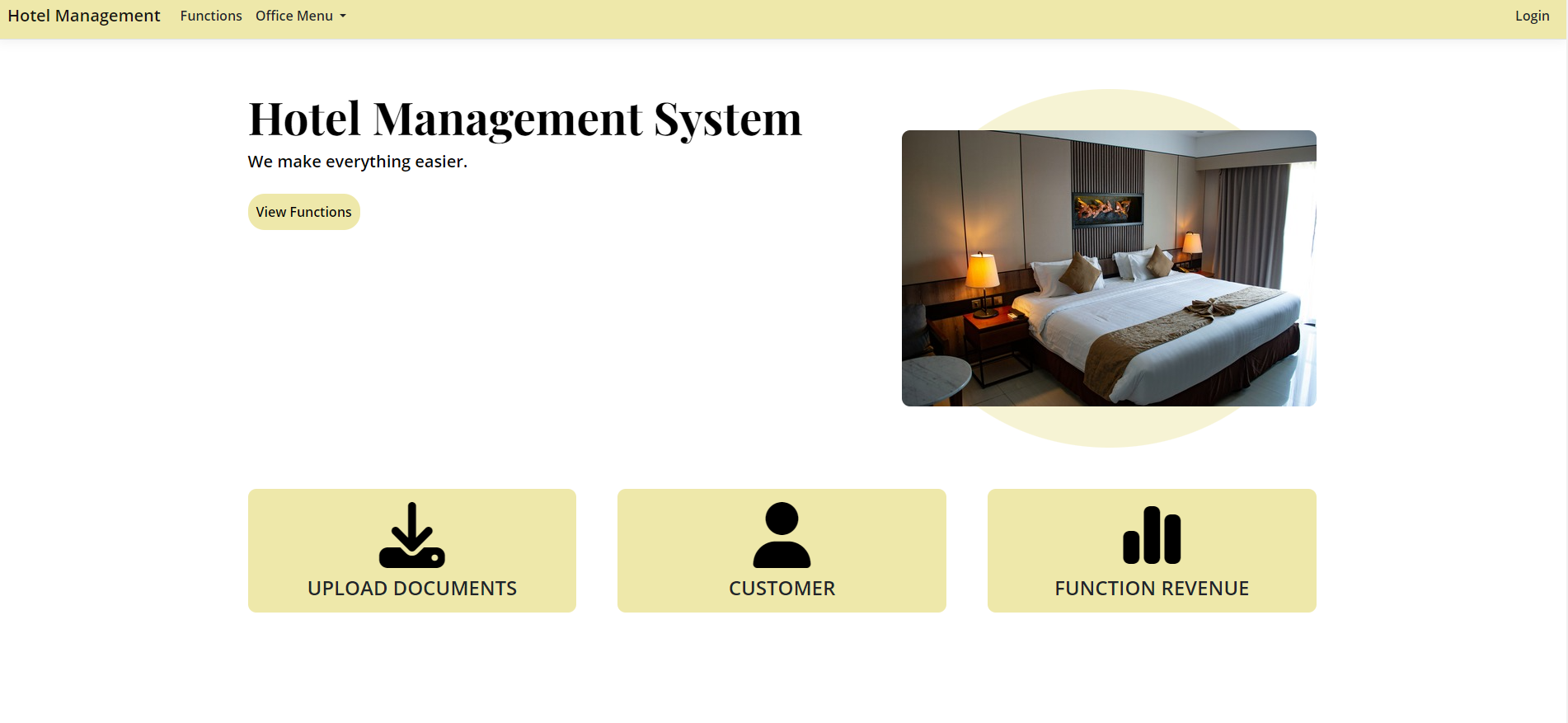 Catering Management website
